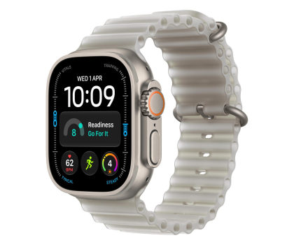 Smartwatch Apple Watch Ultra 4/Naturalny Tytan/Półprzezroczysta szarość Ocean